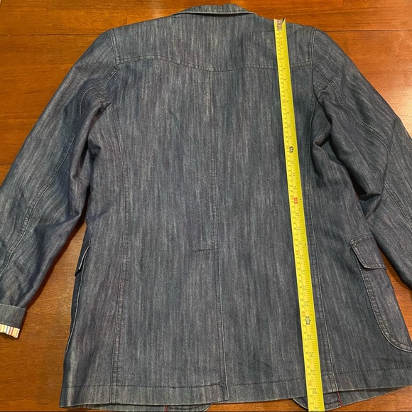 COPY - Aolige men's club dark blue jeans blazer size 44 from Italy 💙 - Picture 7 of 11